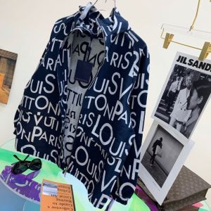 Louis Vuitton Denim Hooded Jacket lvub06921014