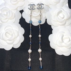 Chanel Earrings - Swarovski Denim Blue ccjw305