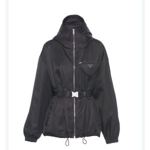 Prada Jacket - Re-Nylon hooded blouson jacket with pouch code: 291964_1WQ8_F0002_S_212 prsd332107281