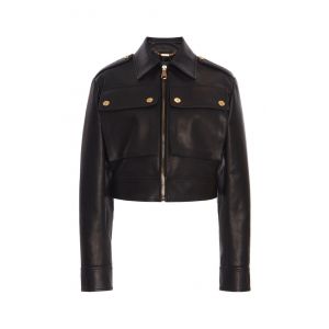 Versace leather jacket vsmm0077