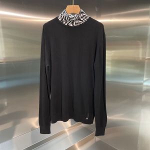 Fendi Undershirt / Sweater Unisex - TURTLENECK Black wool jumper Code: FZZ411AFZCF0QA1 fdeg351608151