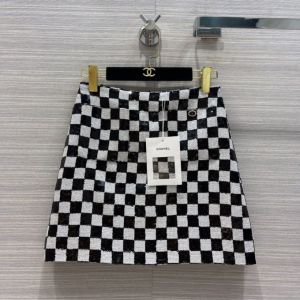 Chanel Skirt - Glittered Tulle White & Black Ref.  P71113 V62279 MB103 ccxx333807291