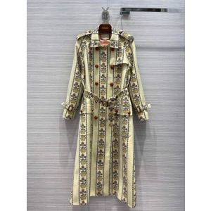 Gucci Trench Coat - Gucci 100 flower and crown coat Style ‎676414 Z8ATK 9751 ggxx377010311