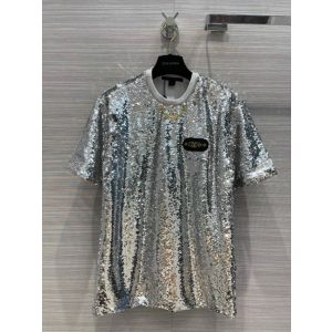 Louis Vuitton T-shirt - 1A9NAR  LV NIGHT SEQUIN T-SHIRT lvxx4035010322b