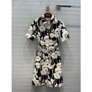 Gucci Dress - Poppy flowers print jersey dress Style ‎653181 XJDFR 1152 ggxx296006061