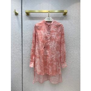 Dior Long Blouse - LONG BLOUSE Toile de Jouy Cotton Voile Reference: 911B54A3802_X0849 dioryg378811051c