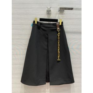 Louis Vuitton Skirt - 1A92P6  CHAIN DETAIL A-LINE MINI SKIRT lvxx318907061