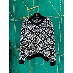 Chanel Cashmere Sweater - Cashmere Charcoal & Ecru Ref.  P71472 K10252 NE920 ccsd337108051