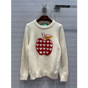 Gucci Wool Sweater - China Exclusive Heart Apple Pattern Cotton and Wool Blend Sweater Style number 664362 XKBYY 4684 ggyg333508011 ggxx338408071