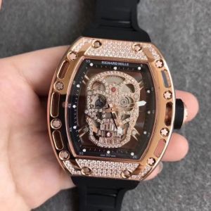 Richard Mille Tourbillon RM052 Skull Watches rmbf02280718a Rose Gold