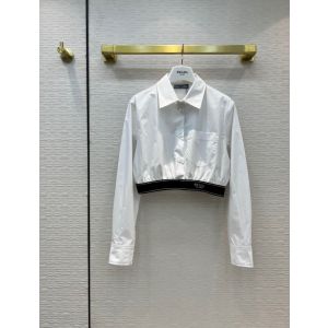 Prada Blouse / Top - Stretch poplin shirt Product code: P446F_F62_F0009_S_221 pryg392212071