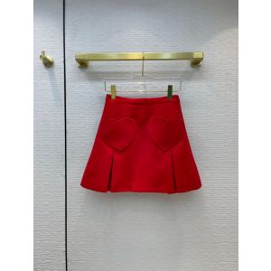 Dior Skirt - DIORAMOUR MINISKIRT WITH HEART-SHAPED POCKETS Black Wool and Silk Reference: 151J62A1166_X9000 dioryg340008091c