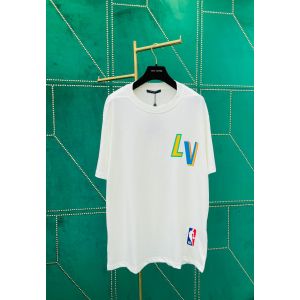 Louis Vuitton T-shirt Unisex - 1A8X8W  LVXNBA FRONT-AND-BACK LETTERS PRINT T-SHIRT lvsd302106111