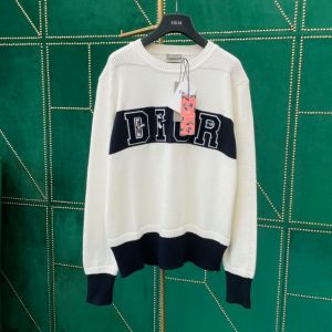 Dior Sweater Unisex - DIOR AND KENNY SCHARF SWEATER White Technical Cotton Reference: 193M639AT360_C085 diorsd302306111