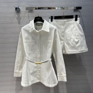 Fendi Denim Suit - White denim Go-To jacket Code:FLF677AJXPF0ZNM fdxx4293031222