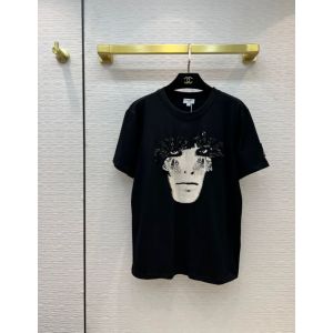 Chanel T-shirt - Embroidered Cotton Black & White Ref.  P72144 K10357 94305 ccyg4079011222