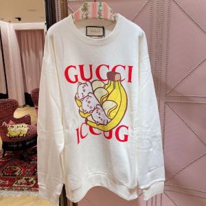 Gucci Sweater Unisex - Bananya cotton sweatshirt Style ‎617964 XJDGM 9095 ggst278205161
