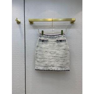 Chanel Skirt - Cashmere, Wool & Alpaca Ecru, Black, Gold & Pink Ref.  P71040 K10168 ND168 ccyg324407151