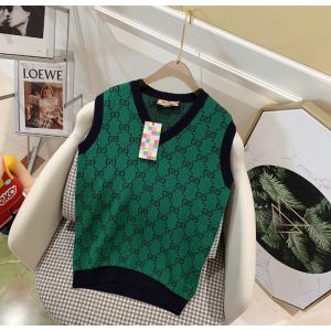 Gucci Vest - Multicolor Wool Cotton ggcz280705181b