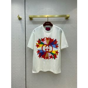 Gucci T-shirt Unisex - Gucci 520 Special Series Starburst Printed Cotton T-Shirt Style: 548334 XJDNH 4409 ggyg282405191b