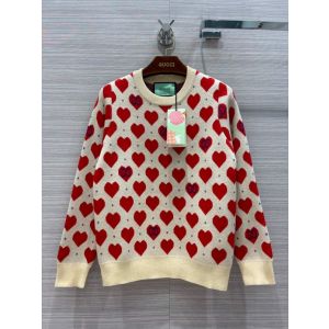 Gucci Wool Sweater - Women's Gucci Les Pommes cotton heart ggxx328007231