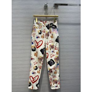 Louis Vuitton Pant - 1A99IV  PATCH PRINTED CARROT TROUSERS lvxx345908221
