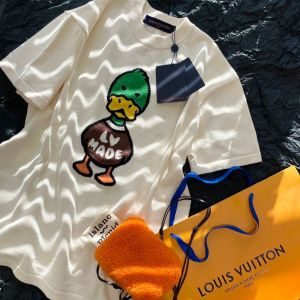 Louis Vuitton T-shirt Unisex - 1A9GOR  INTARSIA JACQUARD DUCK SHORT-SLEEVED CREWNECK lvub397612191