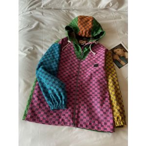 Gucci Hooded Jacket Unisex - Multicolor ggsd259004231