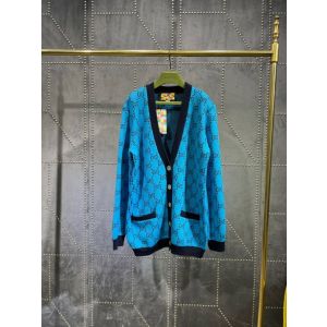 Gucci Cardigan Unisex - Multicolor Wool Cotton Cardigan ggsd259704231b