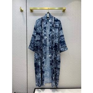 Dior Pajamas - Deep Blue Toile de Jouy Reverse Motif dioryg311306241