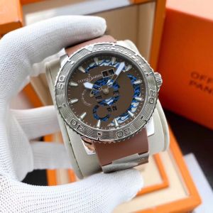 Ulysse Nardin Marine Diver Watches unbf02180703j Brown Silver