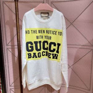Gucci Sweater Unisex - Gucci 100 cotton sweatshirt Style ‎617964 XJDW9 9095 ggst374310211