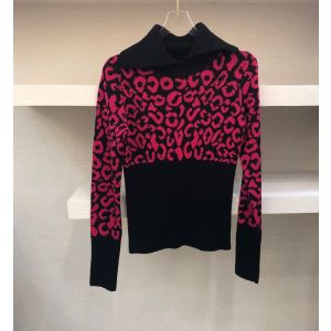 Dior Cashmere Sweater - Raspberry and Black Pop Mizza Cashmere Reference: 144S53AM067_X4819 diorgy288205251