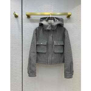 Dior Hooded Jacket - Micro Houndstooth Motif dioryg387011261