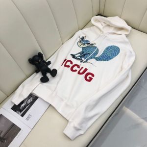 Gucci Hoodie Unisex - Sweatshirt with ICCUG animal print by Freya Hartas Style ‎646953 XJDJR 9095 ggcz315106261a