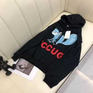Gucci Hoodie Unisex - Sweatshirt with ICCUG animal print by Freya Hartas Style ‎646953 XJDJR 9095 ggcz315106261b