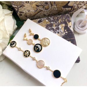 Dior Earrings / Dior Bracelet - Rose Celeste diorjw1293-cs
