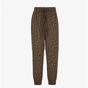 Fendi Pant - Brown canvas trousers Code: FR6304AFM5F118W fdsd301906111