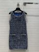 Chanel Knitted Vest Tweed Dress ccxx6591061223