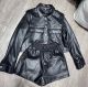 Prada Leather Jacket / Leather Short przz04390914