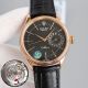 Rolex Cellini Date Everose Gold Black Guilloche Dial 39mm Watch m50515-0008