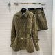 Fendi Suit - Brown canvas Go-To jacket Code: FJ7267A5W3F118W fdxx4836052422