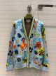 Gucci Cardigan - Floral and pony-print cotton and linen cardigan Style  ‎692160 XKCBD 4318 ggxx4998062522a