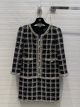 Chanel Dress - Cotton Tweed Black, Beige & White Ref.  P73931 V65545 NL368 ccxx6165012923