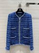 Chanel Jacket - Cotton Tweed Blue, Light Blue & Red Ref.  P73947 V65556 NL377 ccxx6178020223