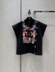Chanel Top - Wool Jersey Embroidered With camellias Black & Multicolour Ref.  P73052 V21533 94305 ccyg5471090122
