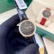 Rolex Datejust Female Black Leather Watches rxzy02501129d Gold Black