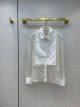 Dior Blouse - BLOUSE WITH PLASTRON White Cotton Poplin Reference: 841B05A3356_X0100 dioryg316207031