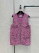 Chanel Vest - Tweed Pink, Light Purple & Red Ref.  P72406 V64019 NG768 ccyg4445033122