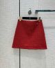 Chanel Skirt - Cotton Tweed Red Ref.  P72391 V63962 NG876 ccyg4452040122